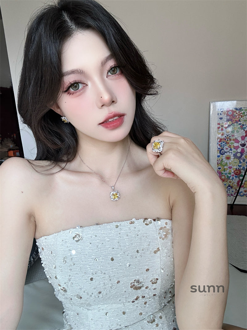 Bethanie Yellow Zircon Ensemble [OCCXY9IU]