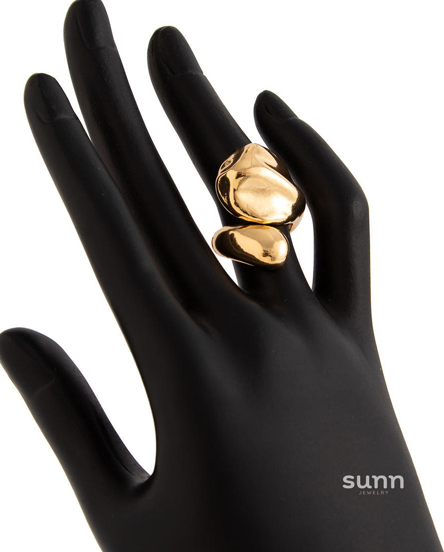 Bethlehem Liquid Metal Open Ring [JDFMKXN8]