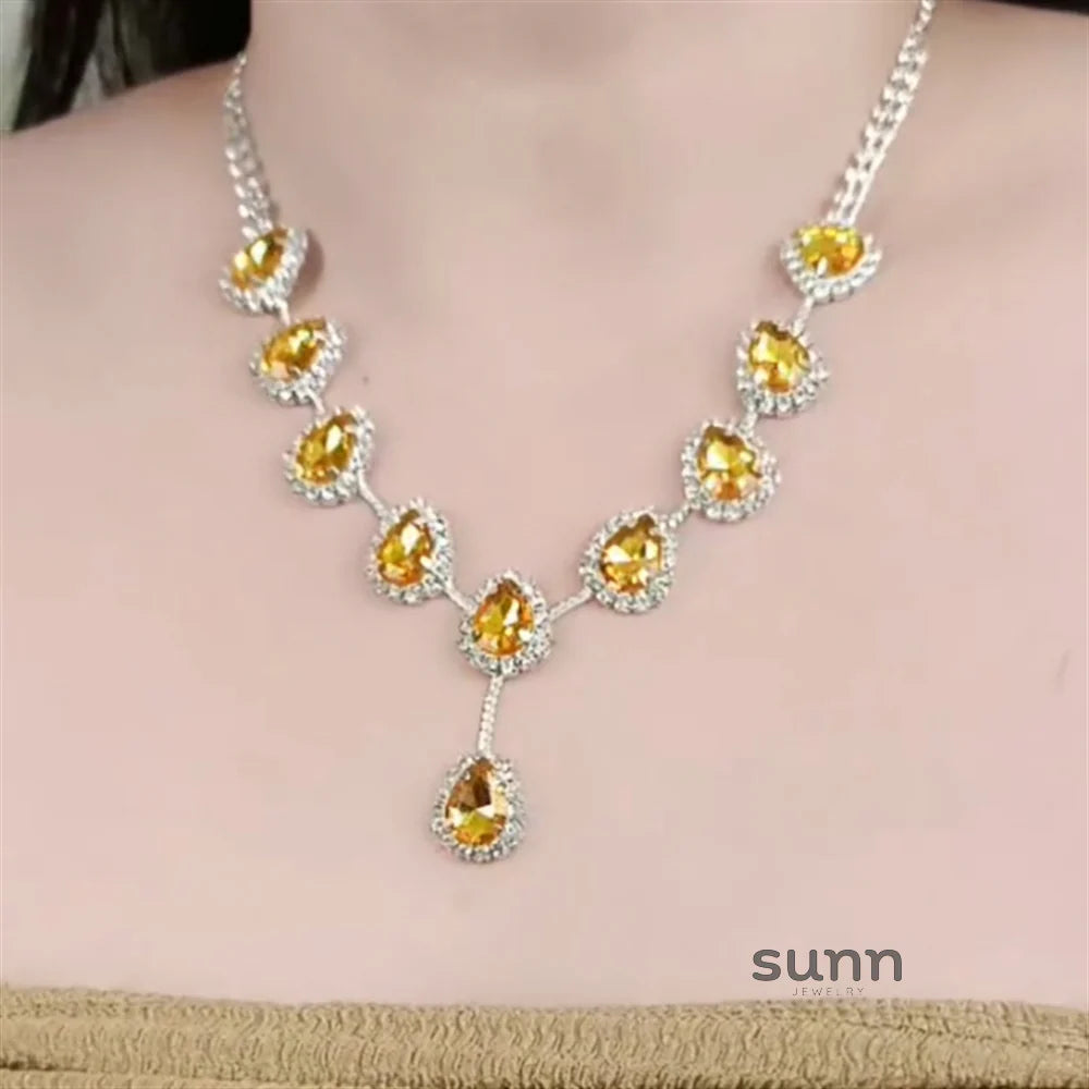 Betsabe Yellow Zircon Jewelry Set
