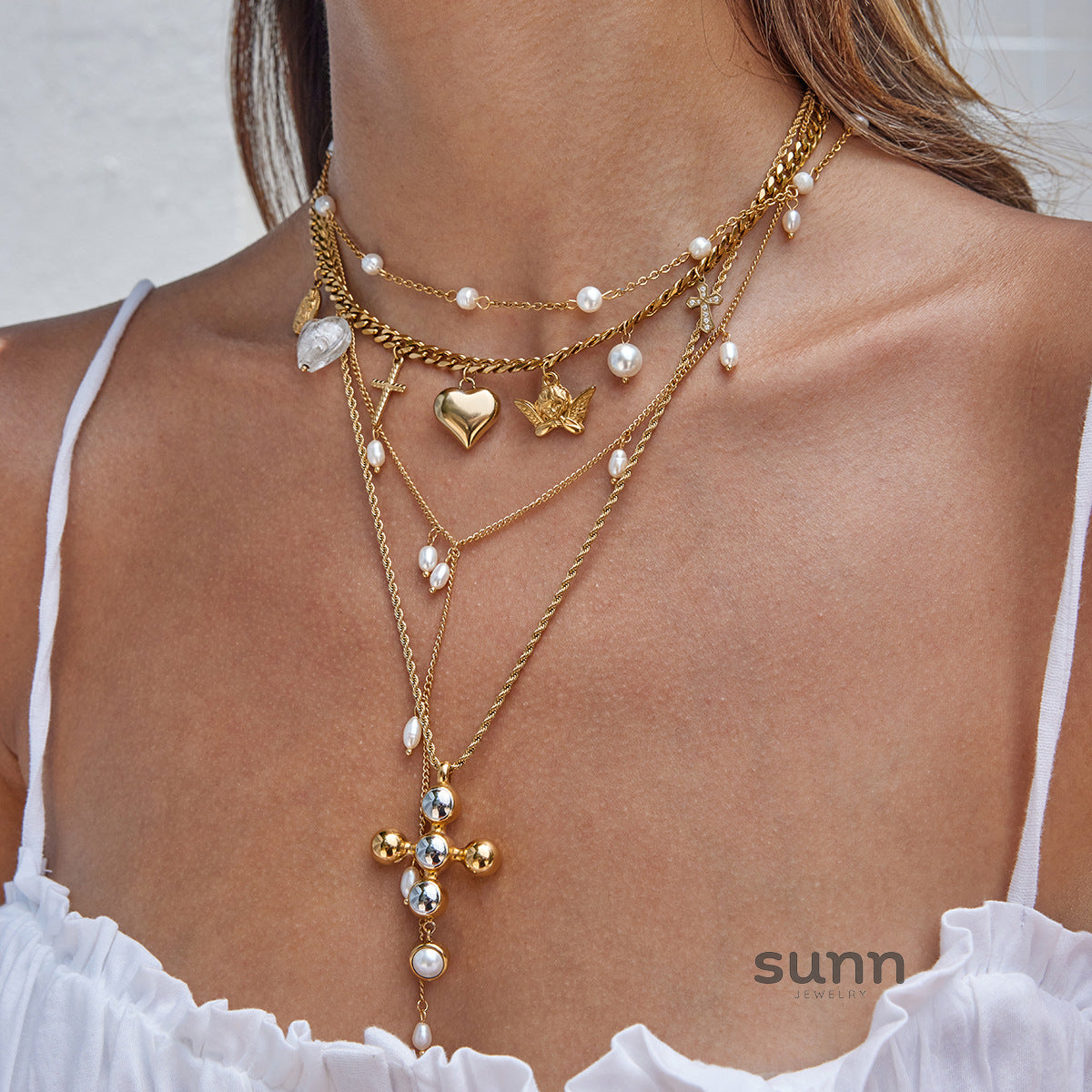 Betty Delicate Heart Necklace [KPFZU2WZ]