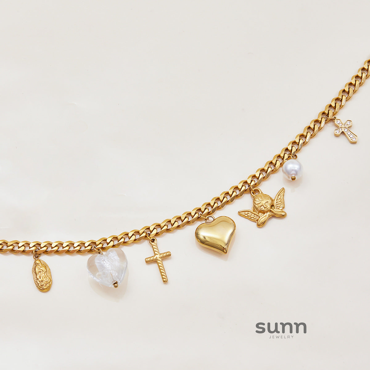 Betty Delicate Heart Necklace [NCW5ND0C]