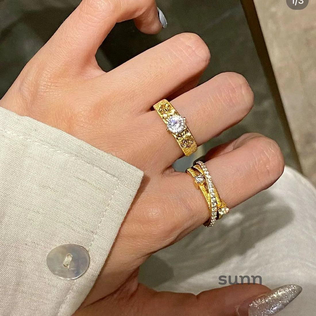 Bexleigh Carved Crystal Ring