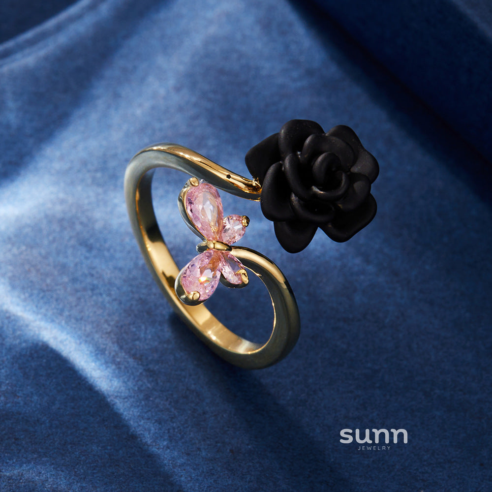 Bianka Cold Wind Butterfly Ring [HHA1PJHE]
