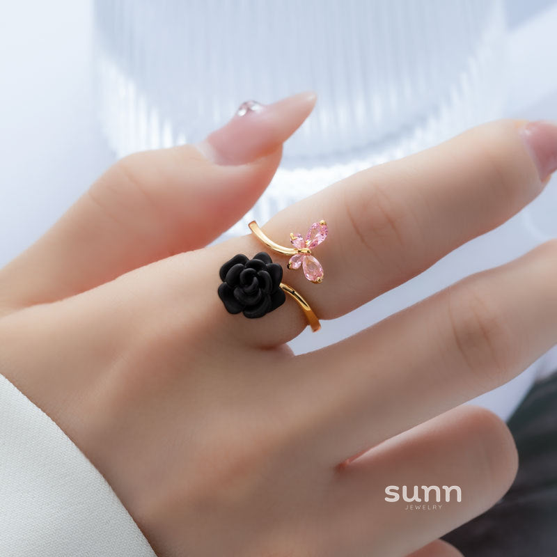 Bianka Cold Wind Butterfly Ring [HR7F5FMZ]