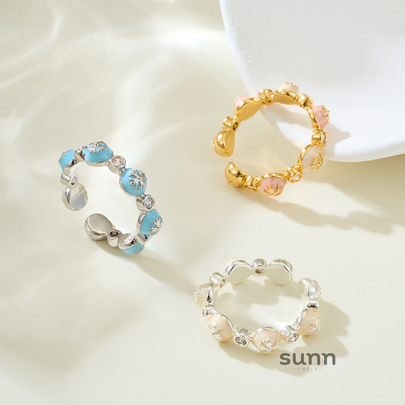 Blakelee Colorful Open Statement Ring [U18PA3NY]