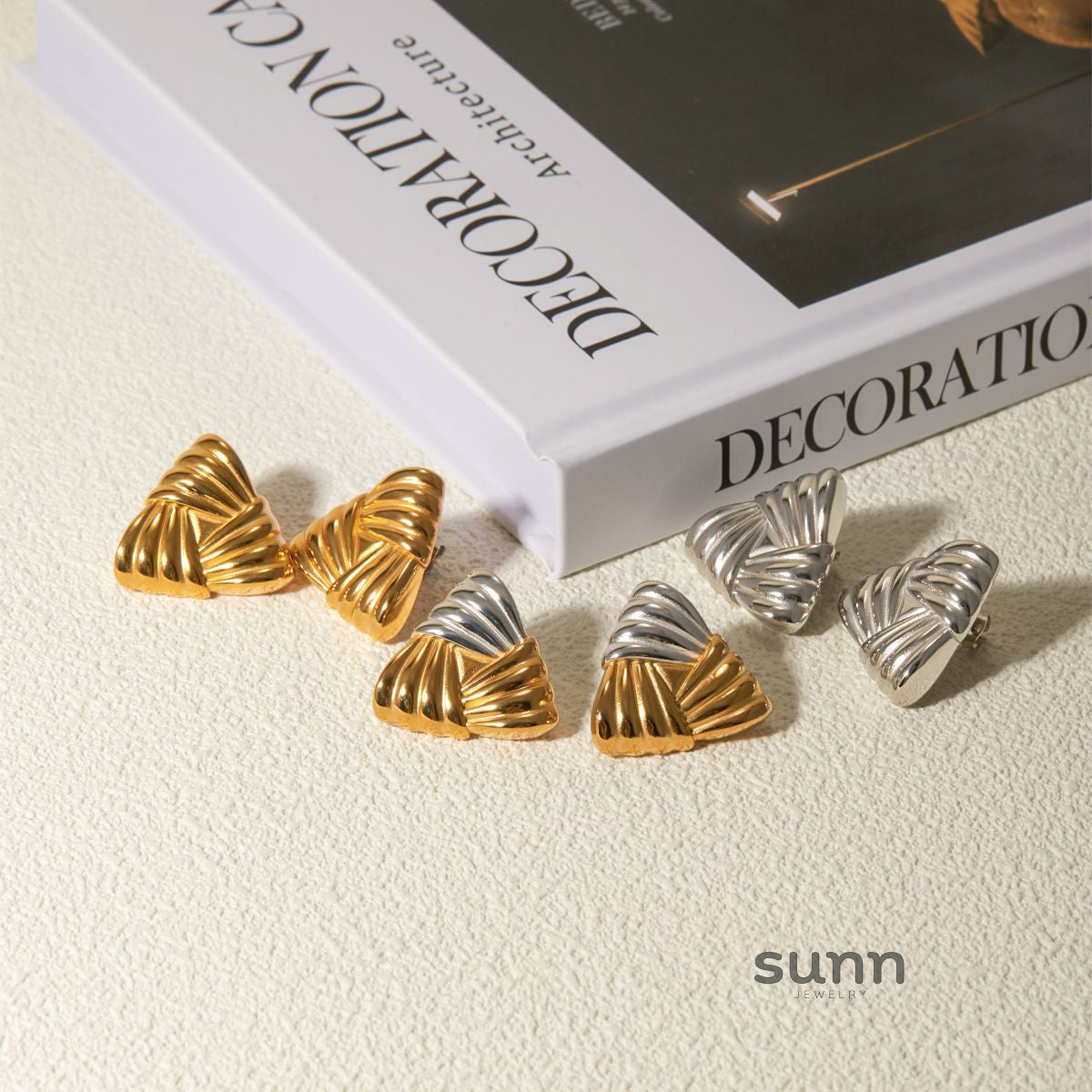 Blakelee Geometric Braided Earrings [USLAA1JM]