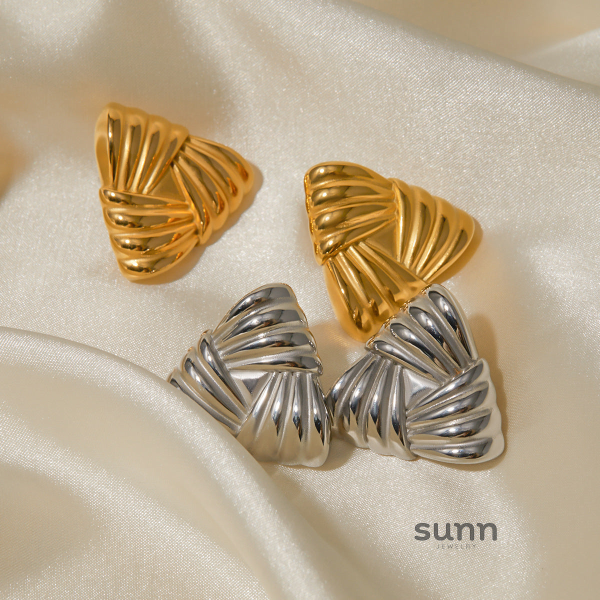 Blakelee Geometric Braided Earrings [0NZ1IQ1G]