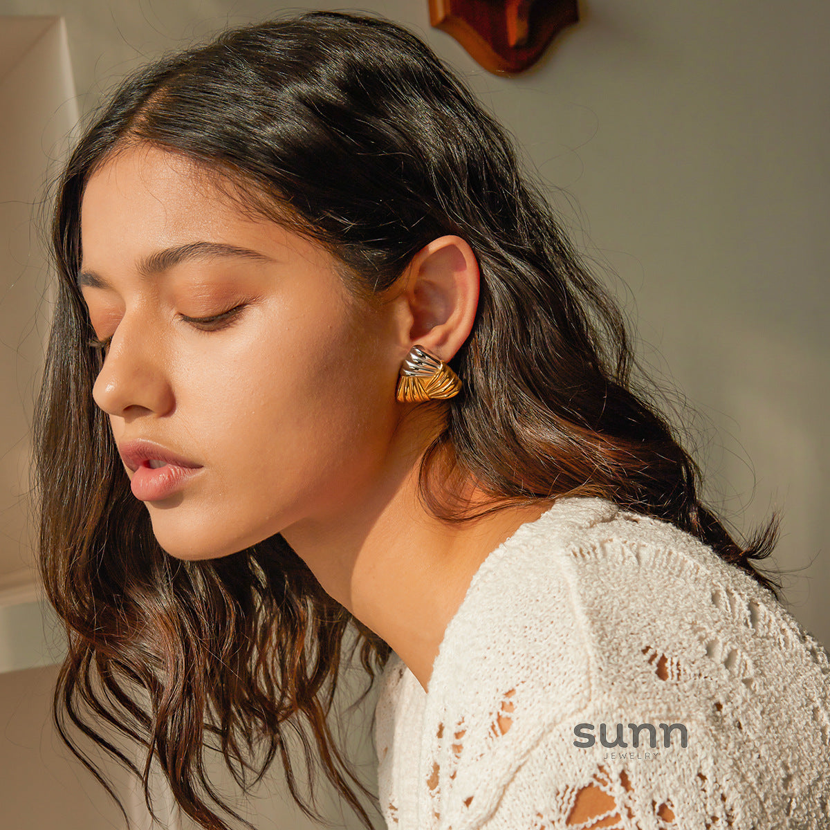 Blakelee Geometric Braided Earrings [S10H0WBF]