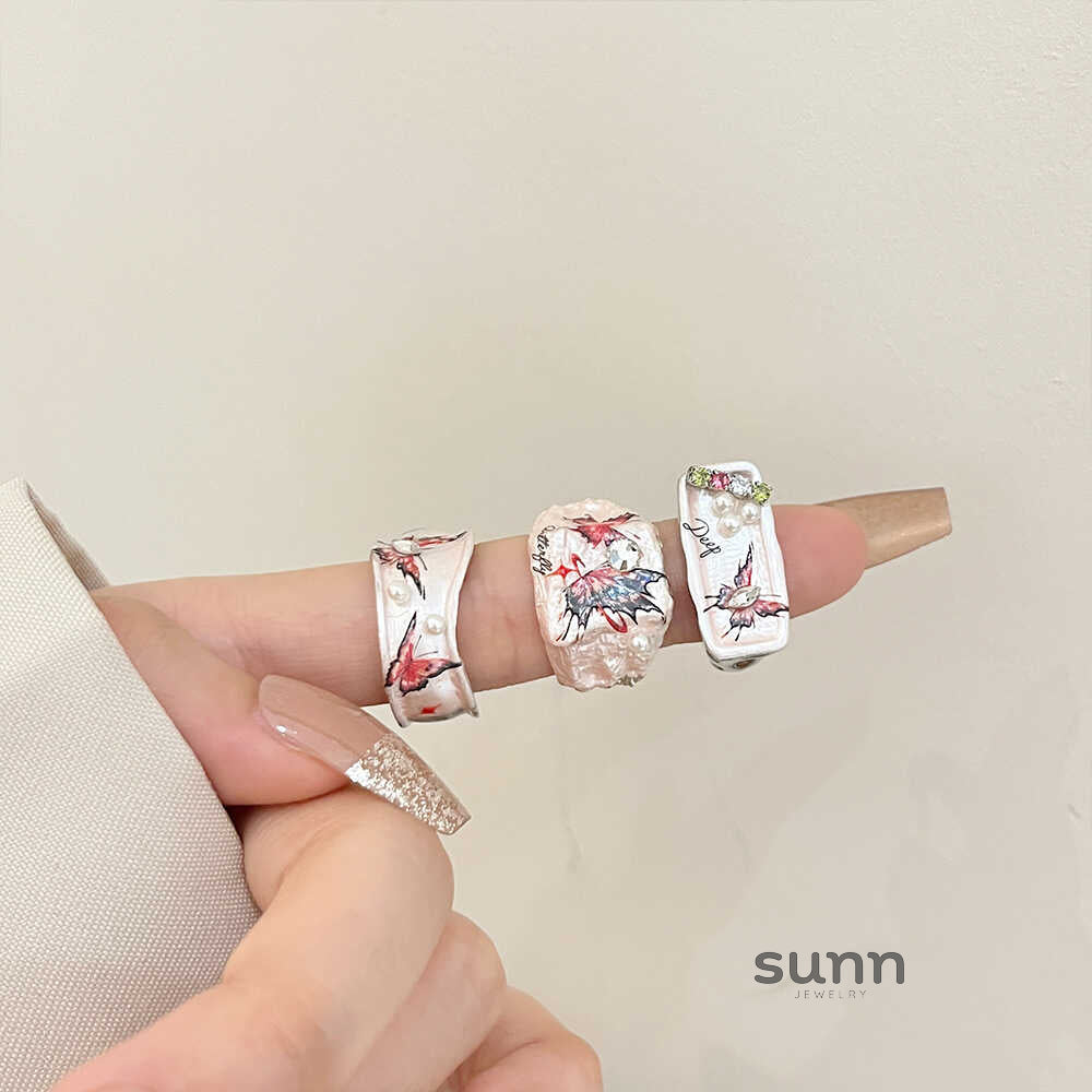 Blakelynn Enamel Butterfly Ring [S85D2HUJ]