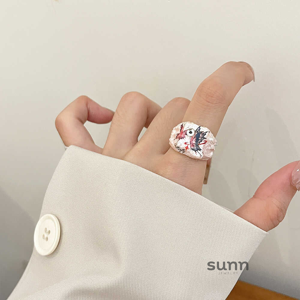 Blakelynn Enamel Butterfly Ring [REGP4CQN]