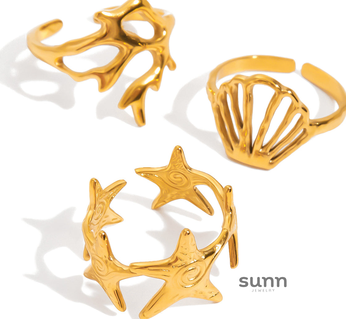 Blakelynn Marine Shell Ring [YITQ39C9]