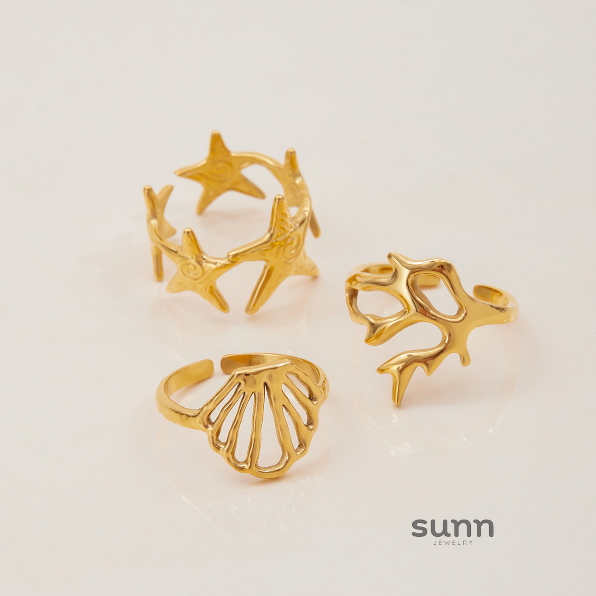 Blakelynn Marine Shell Ring [LFBG4SG7]
