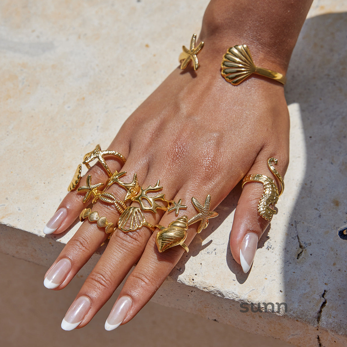 Blakelynn Marine Shell Ring [4E17LDMF]