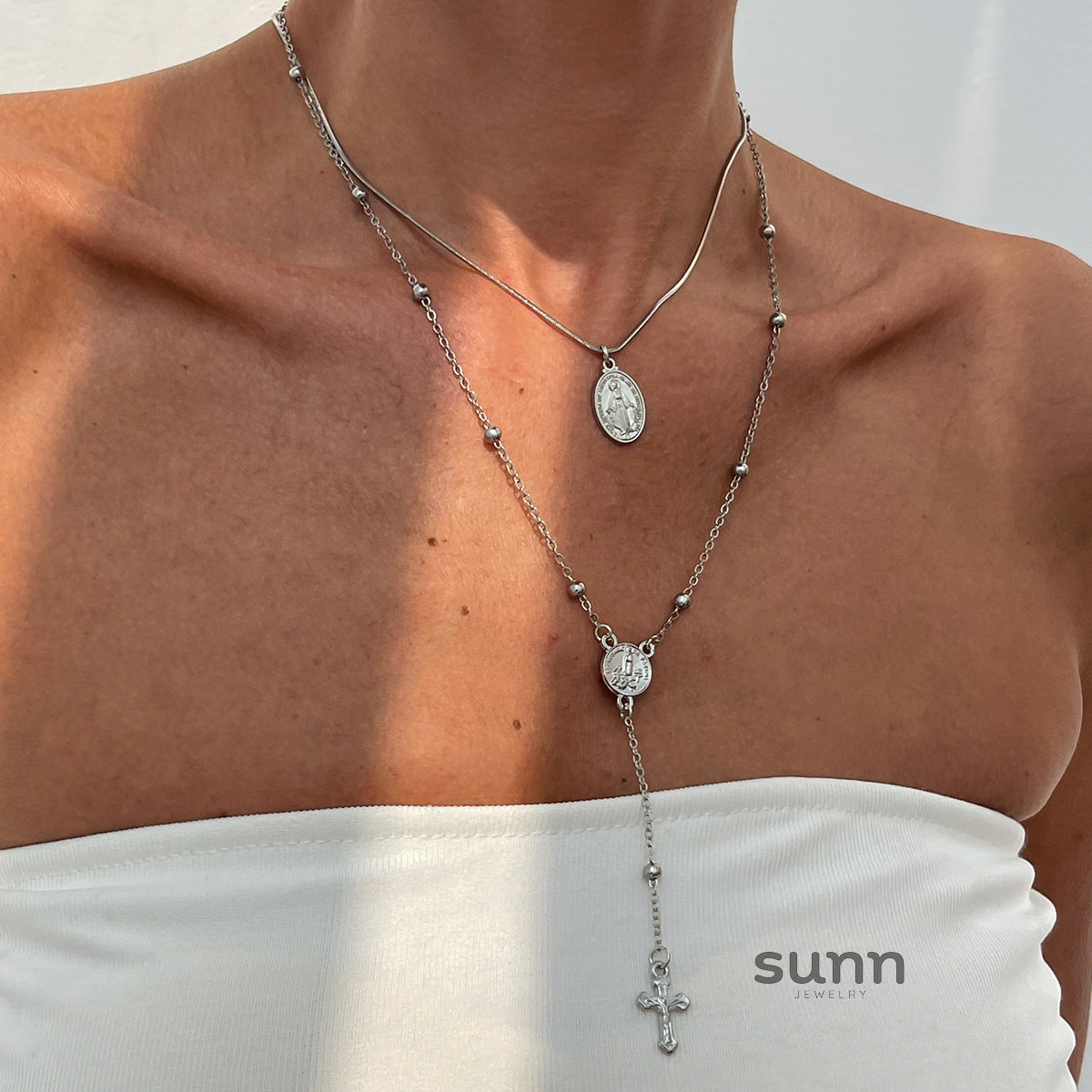 Blakley Colorful Layered Necklace [T35IR4VS]