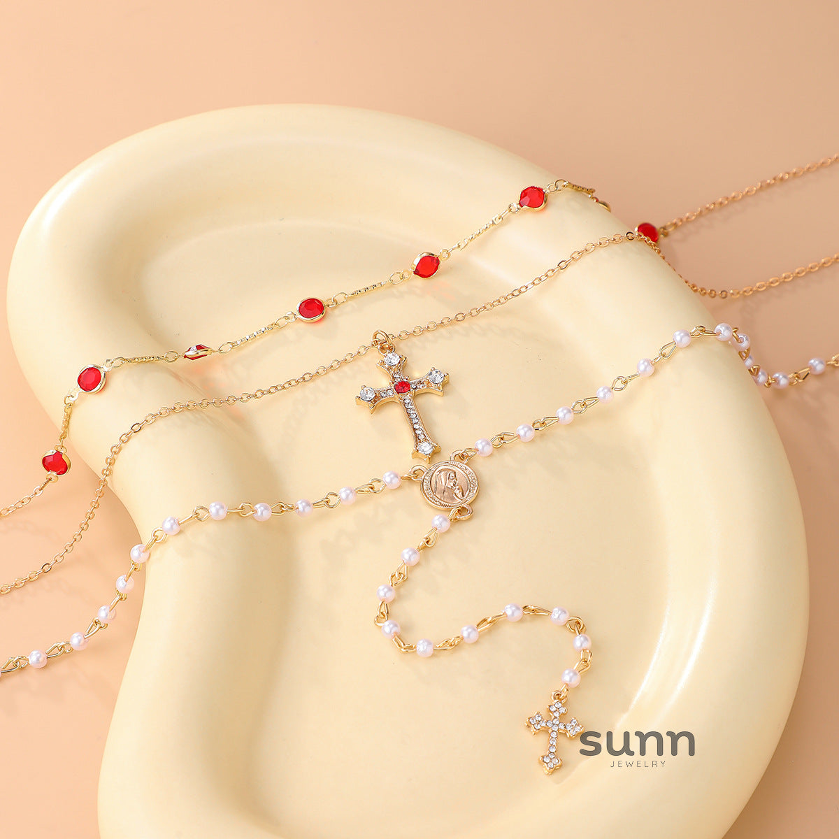 Blakley Colorful Layered Necklace [7Y3L3U6Q]