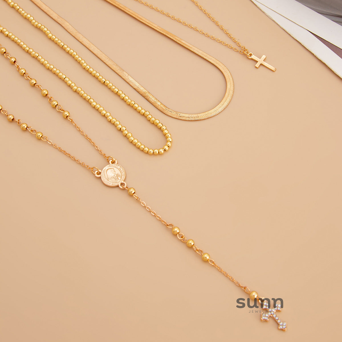 Blakley Colorful Layered Necklace [IWHEE4IZ]