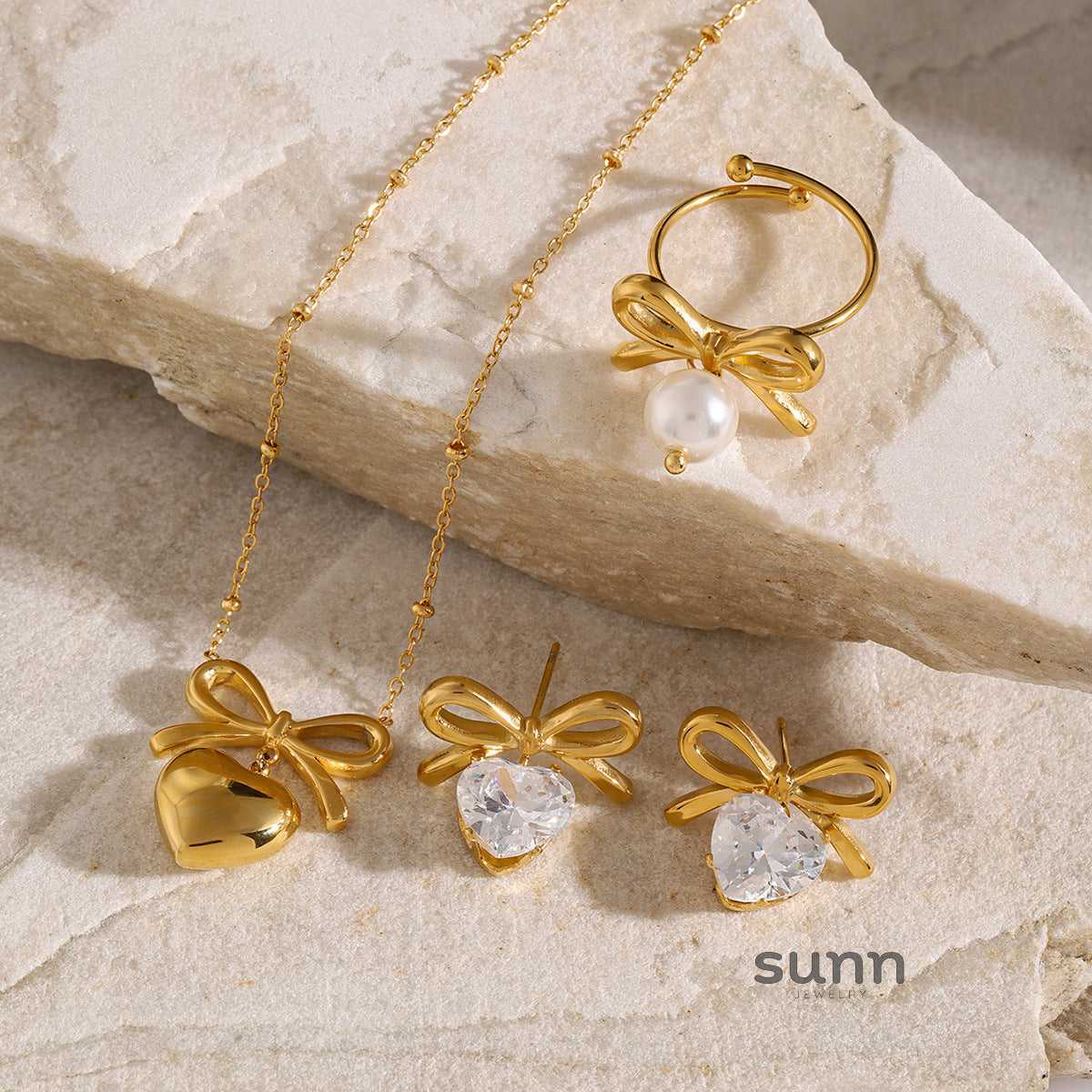 Blessin Bow Jewelry Set [O5N7Y79S]