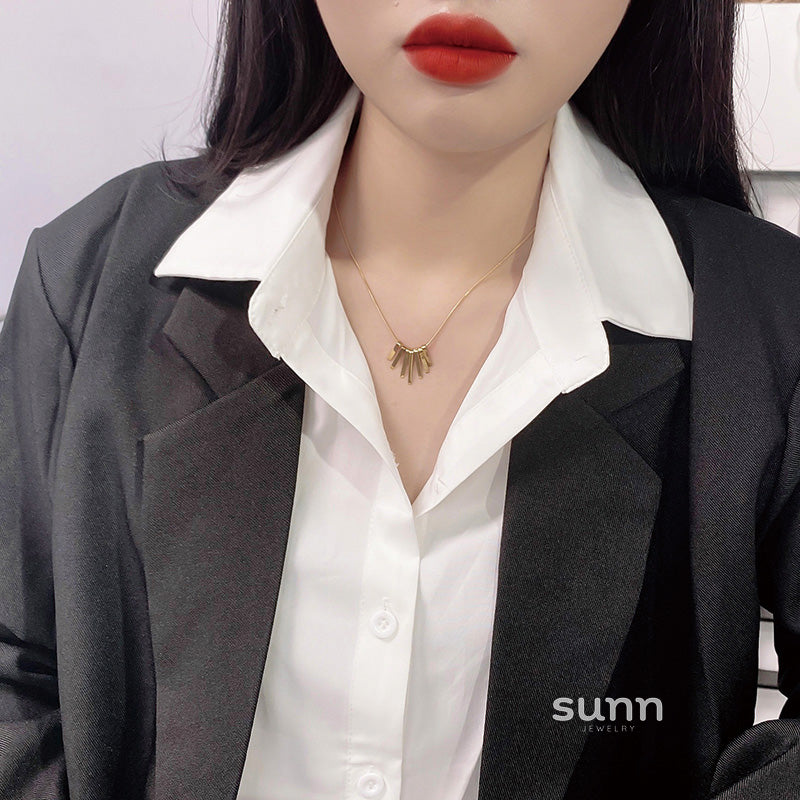 Blessing Fan Shell Necklace [JX0RWPWU]