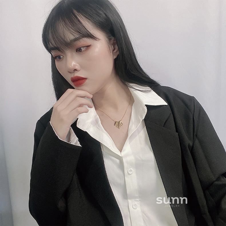 Blessing Fan Shell Necklace [S5ASM9FC]