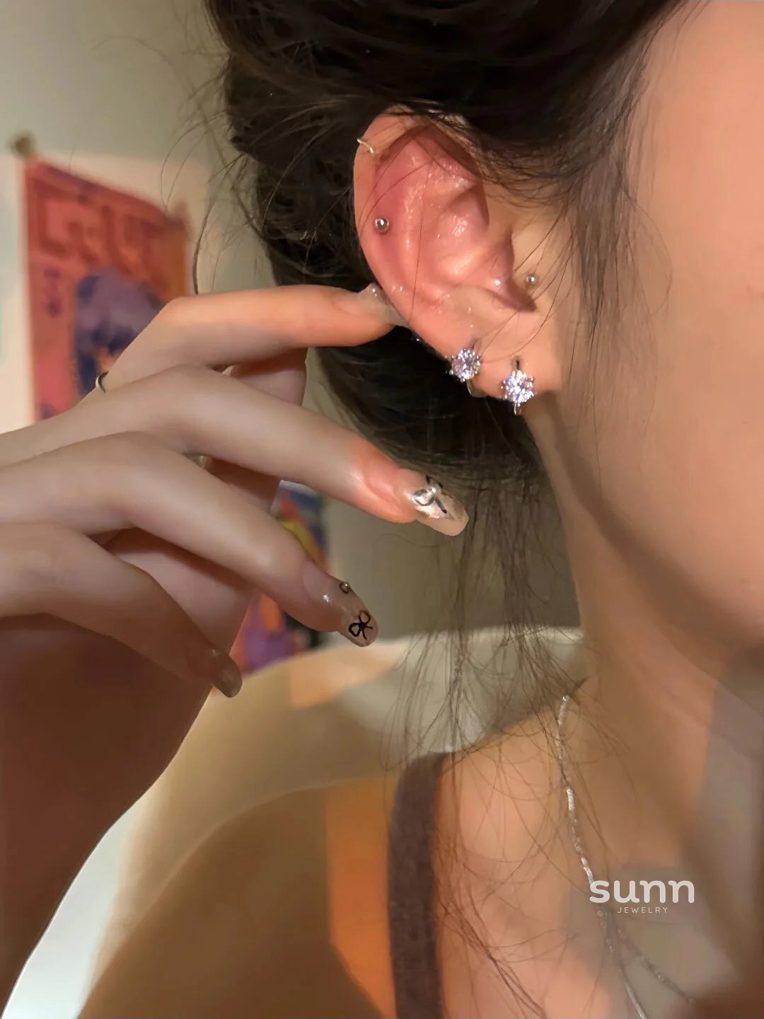 Blimy Sparkling Zircon Ear Cuffs