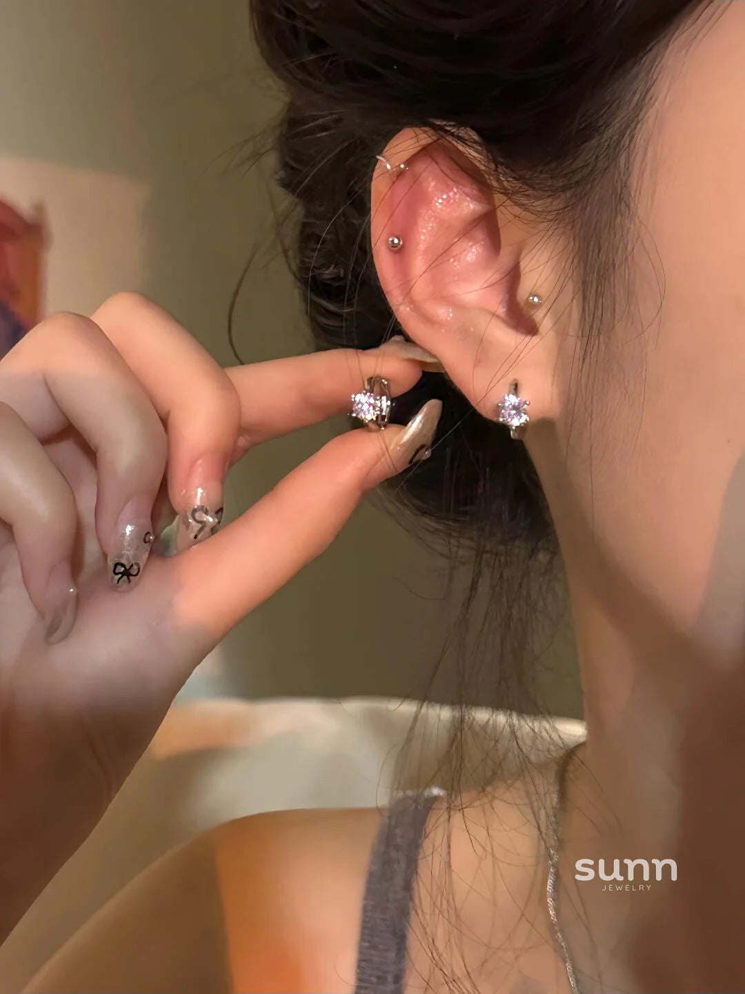 Blimy Sparkling Zircon Ear Cuffs