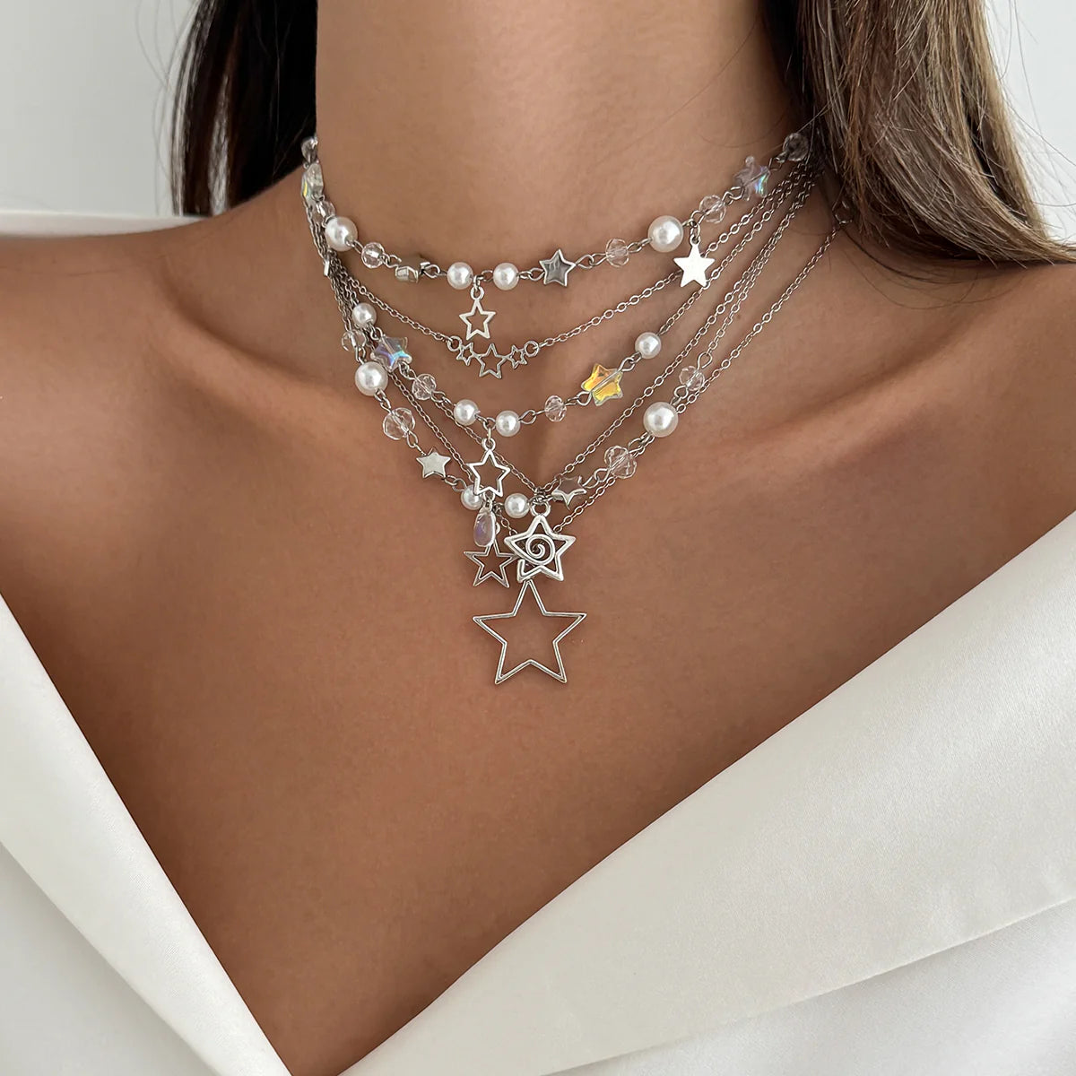 Bliss Celestial Layered Necklace Set