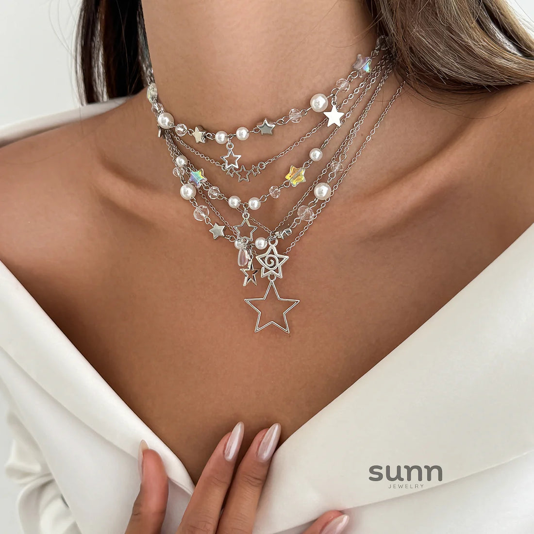 Bliss Celestial Layered Necklace Set