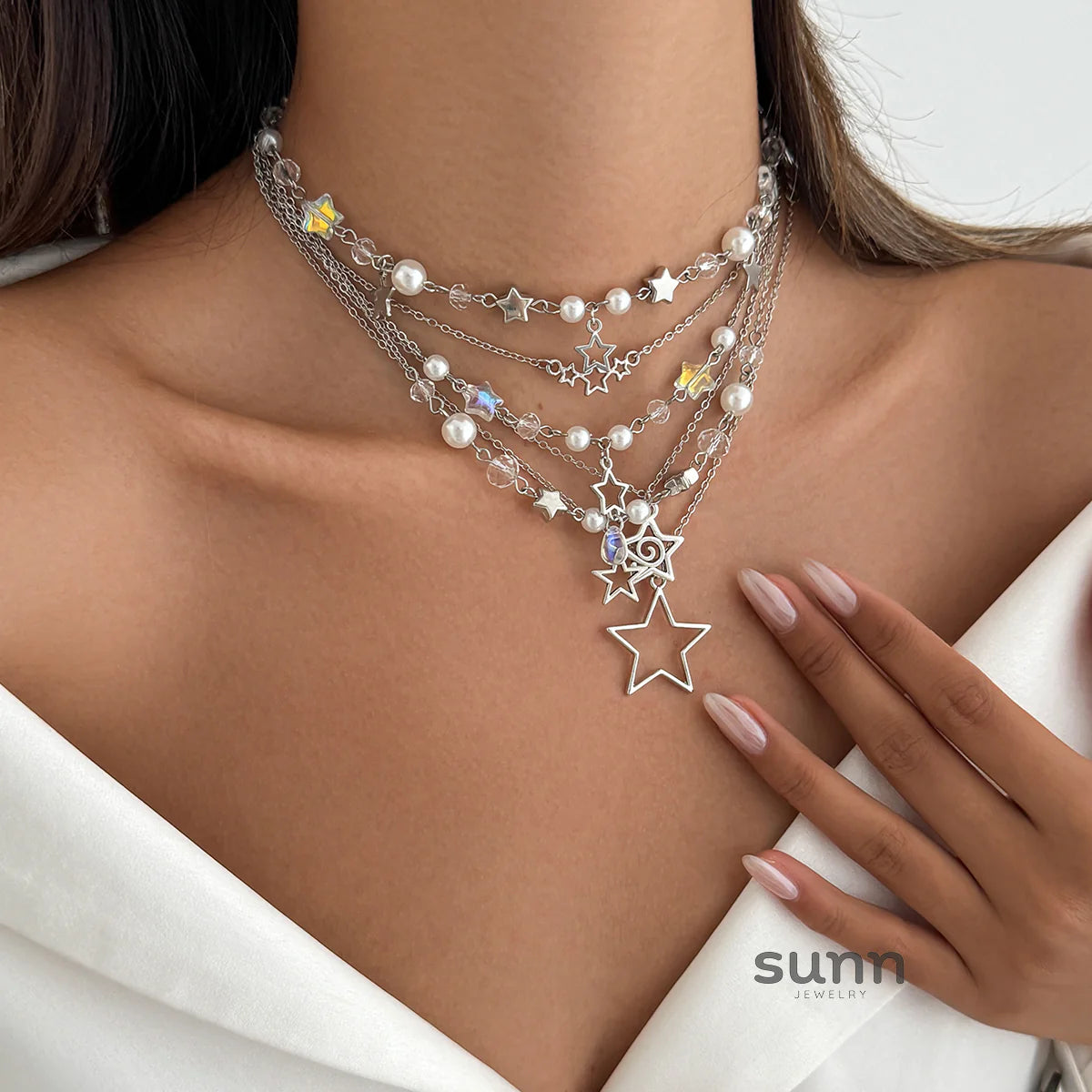 Bliss Celestial Layered Necklace Set