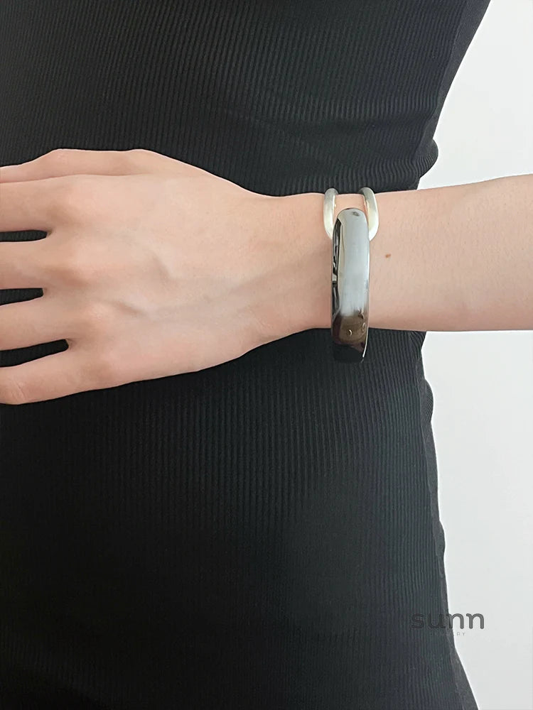 Blossom Two-Tone Matte Bracelet