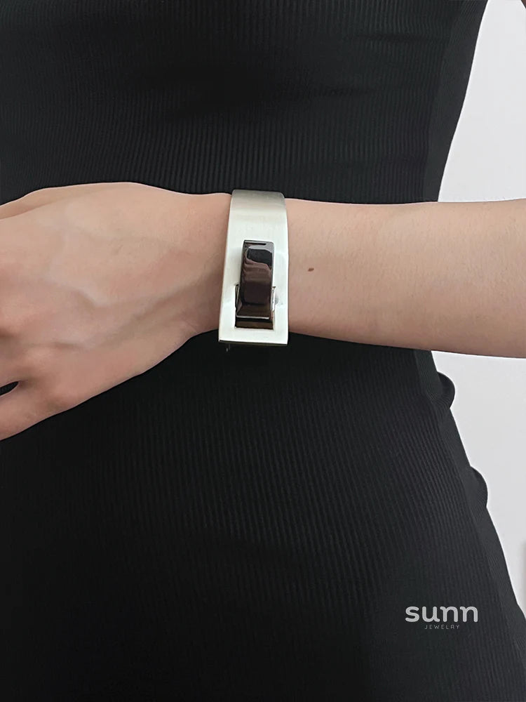 Blossom Two-Tone Matte Bracelet