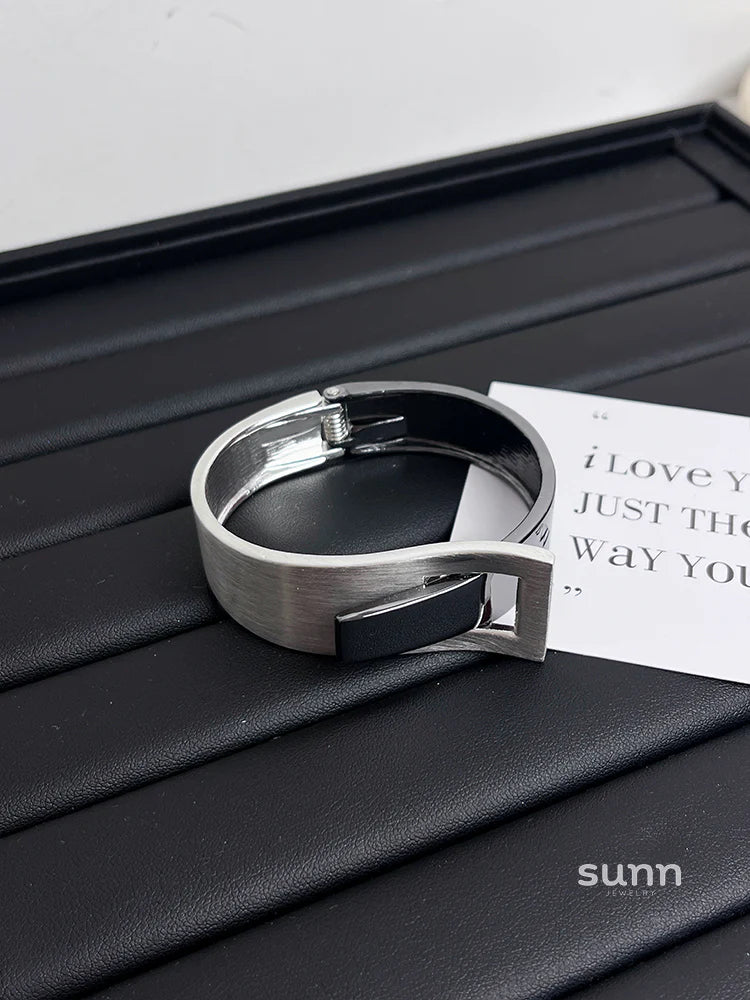 Blossom Two-Tone Matte Bracelet