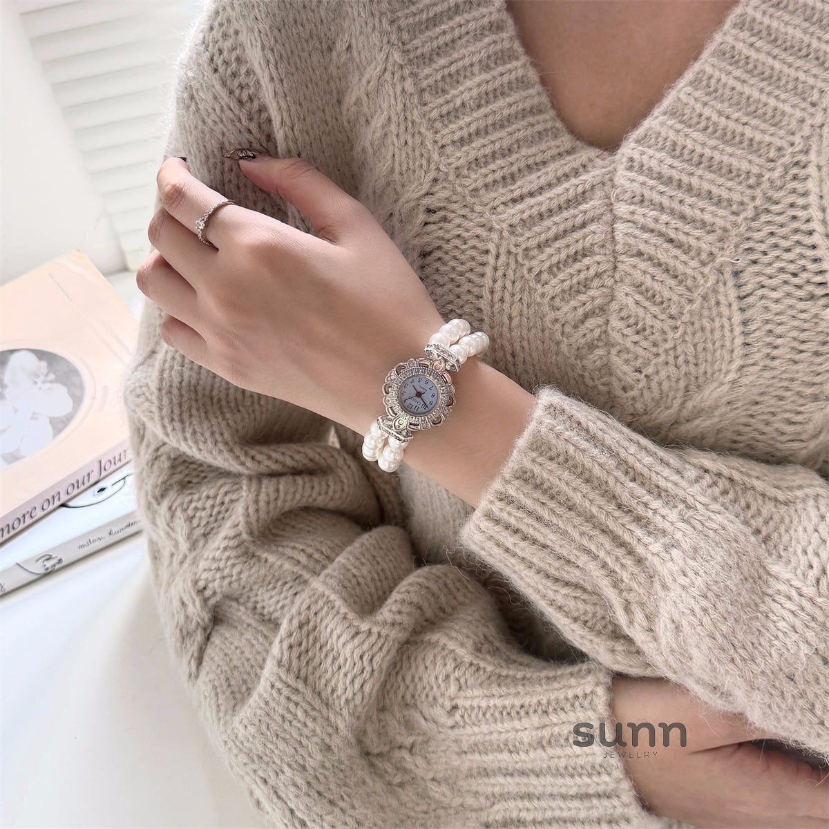 Bowie Crystal Blossom Watch [4GLU5KWQ]