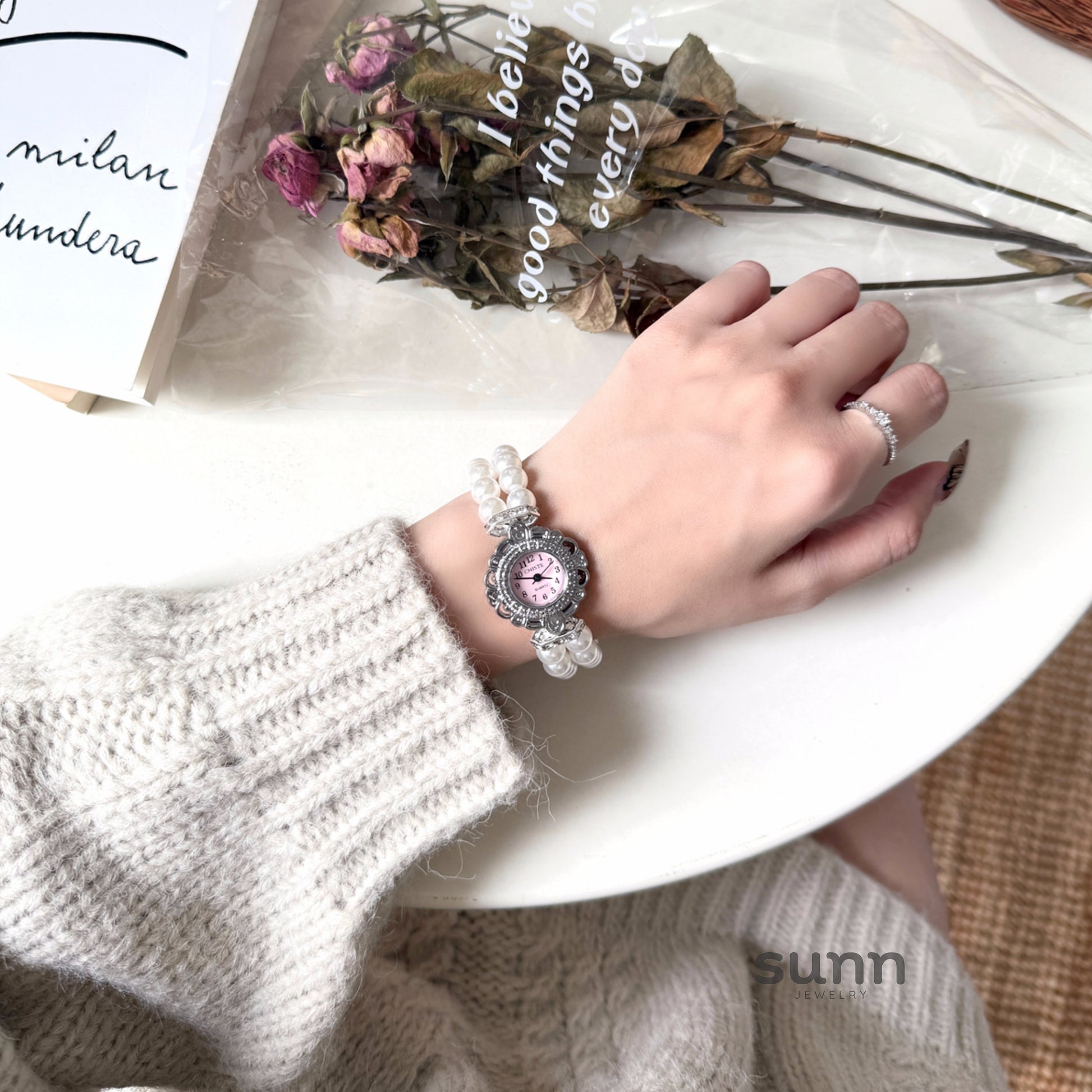 Bowie Crystal Blossom Watch [RDXYM4SR]