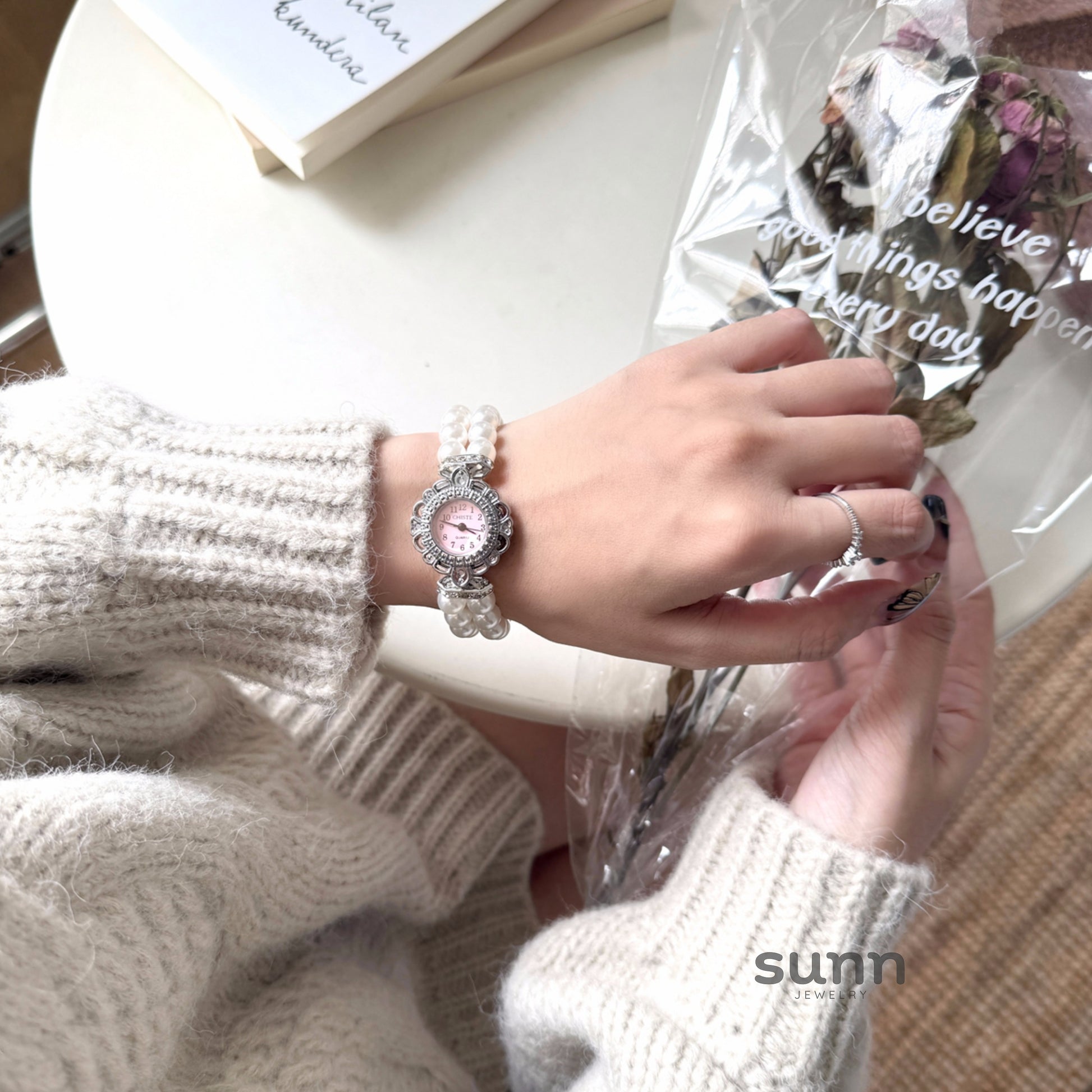 Bowie Crystal Blossom Watch [XQEXGXJV]