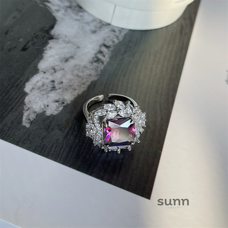 Bradlee Colorful Gemstone Ring [T12UAOQ1]