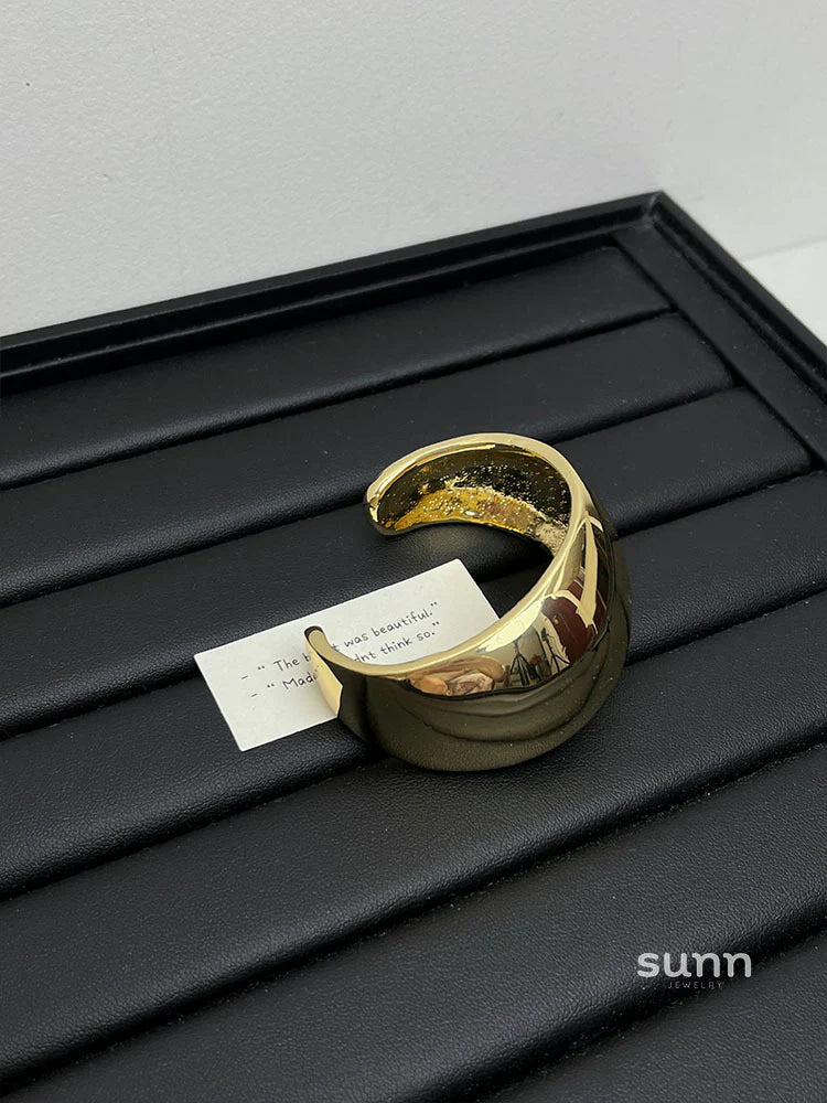 Brady Polished Open Cuff Bracelet