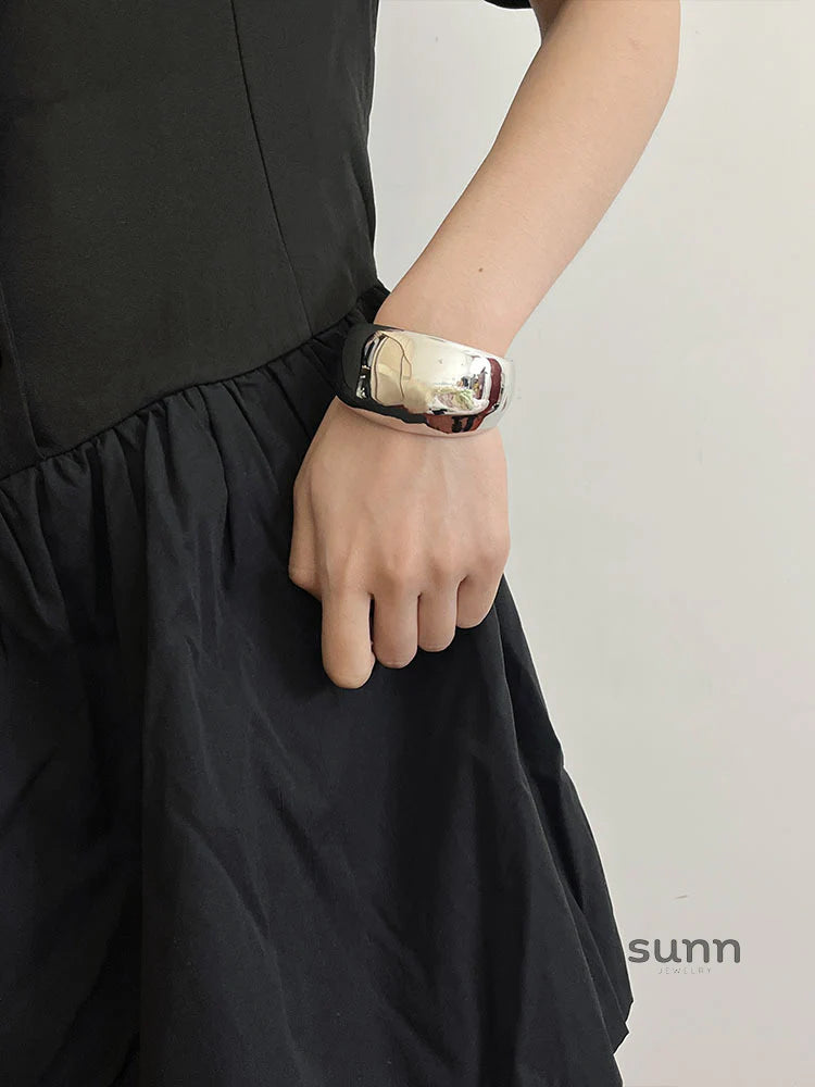 Brady Polished Open Cuff Bracelet
