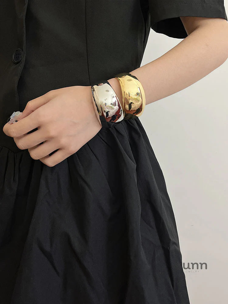 Brady Polished Open Cuff Bracelet