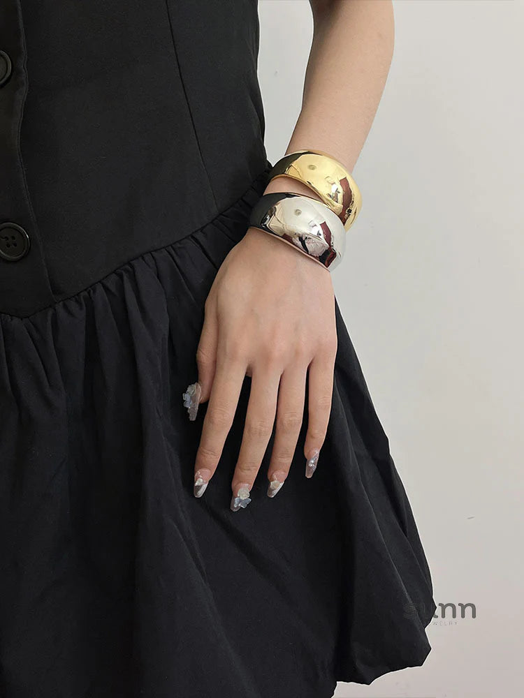 Brady Polished Open Cuff Bracelet