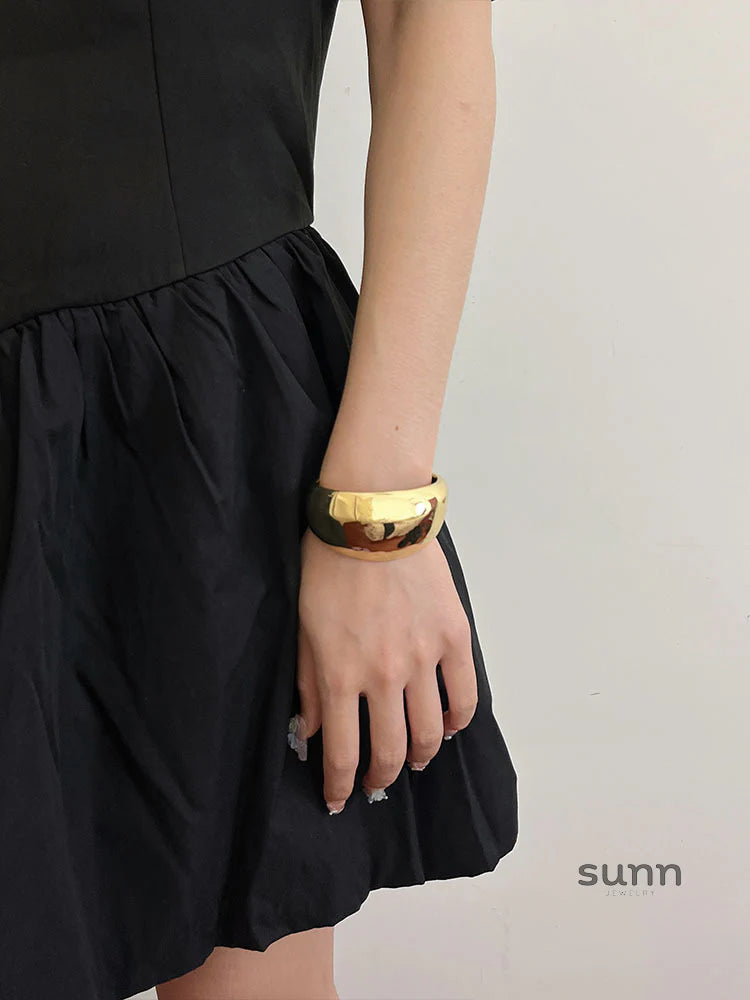 Brady Polished Open Cuff Bracelet