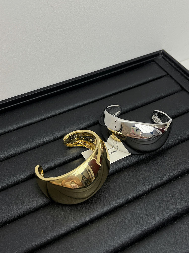 Brady Polished Open Cuff Bracelet