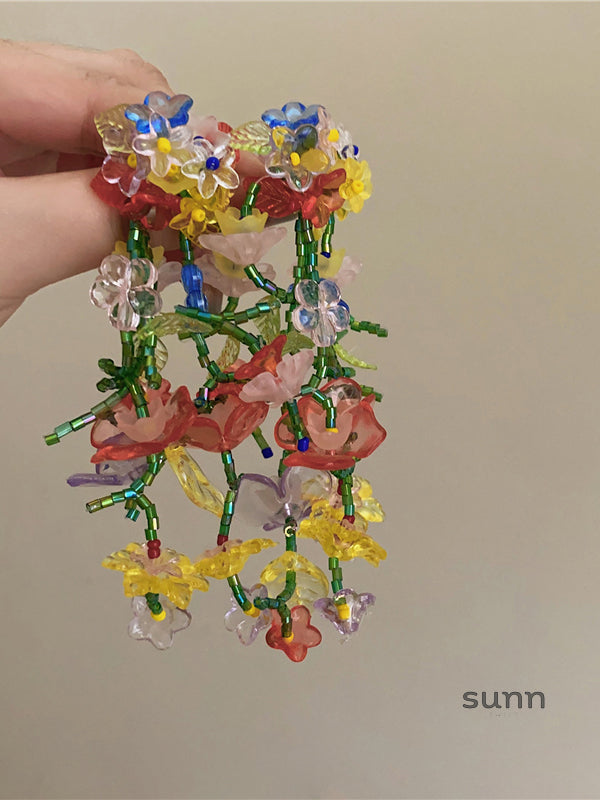 Braelynne Blooming Beaded Earrings [GUX5QRP3]