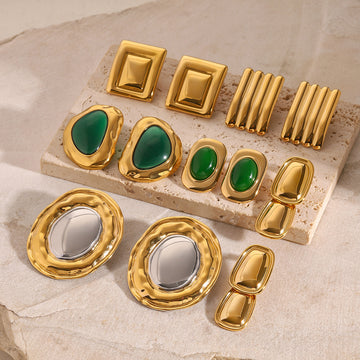 Braelynne Exaggerated Cat's Eye Earrings [FB4PJCA9]