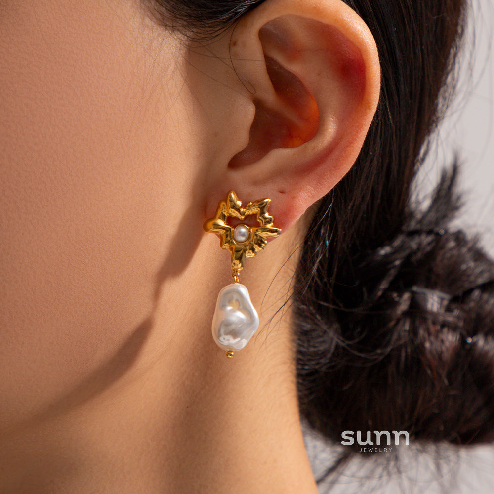 Brailey Evil Eye Floral Earrings [MGQ74RVQ]