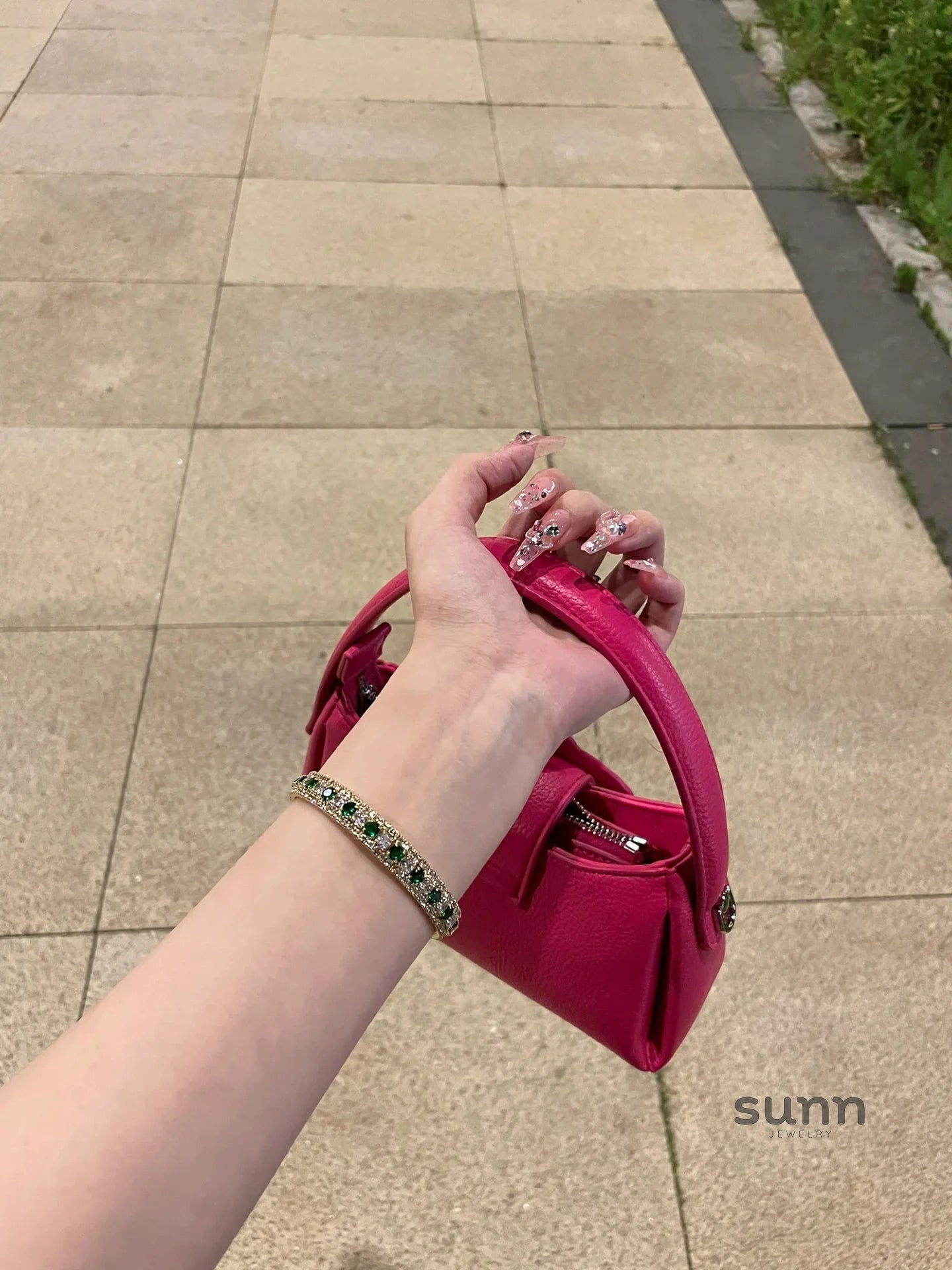 Bralynn Emerald Starry Bangle