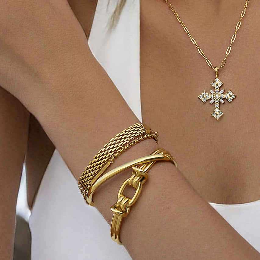 Bralynn Luxe Open Cuff Bracelet [7HULHFW1]