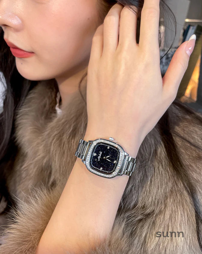 Brandy Starry Square Watch