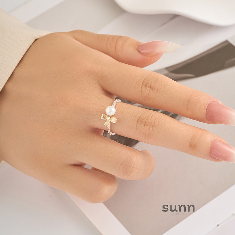 Braxton Petal Pearl Ring [STTLQSJD]