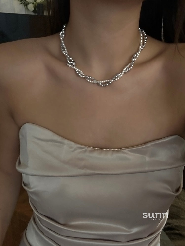 Braylen Pearl Layered Necklace [Z89PKMGY]