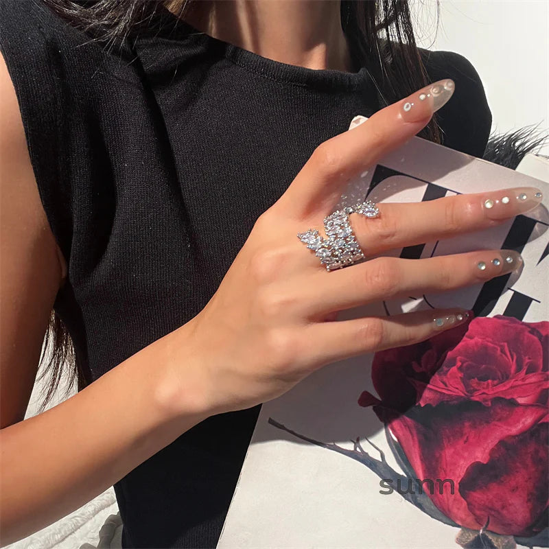 Brazil Marquise Pave Ring